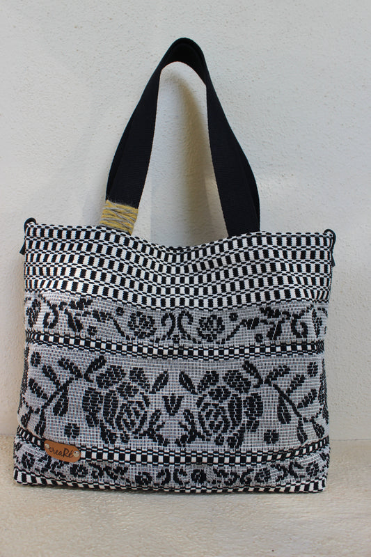 Borsa media trasformabile BISACCIA CON ROSE