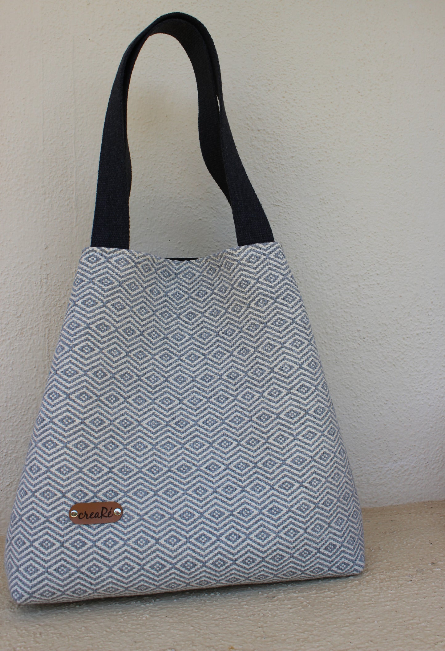 Borsa media trasformabile grigio perla